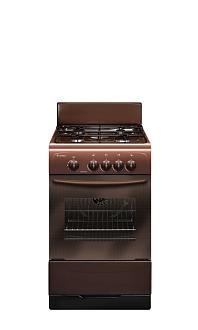 Плита газовая Гефест 3200-08 К19 коричневая ш50г57в85 щиток термоуказатель духовки газ-контроль духовки