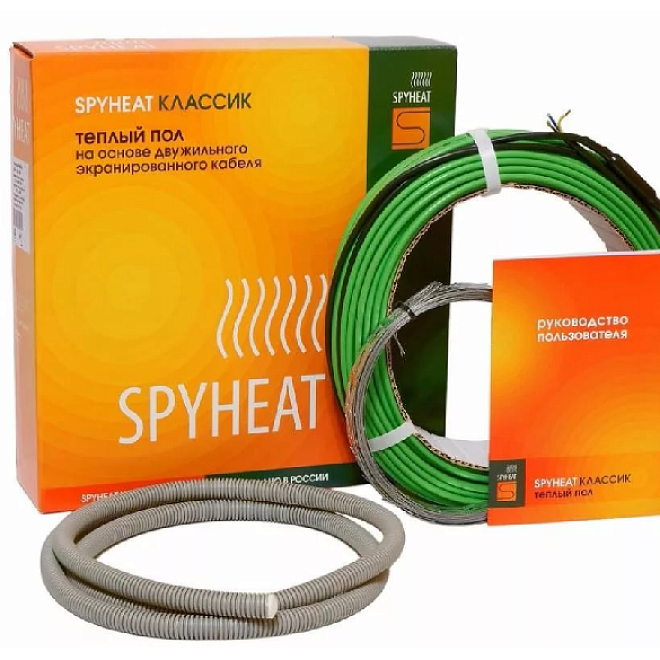 Теплый пол электрический двухжильный Spyheat SHD-15- 900 5,6-7,5м2 900Вт