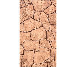 Панель стеновая влагостойкая кафель Камень Алатау коричневый 1,22*2,44м
